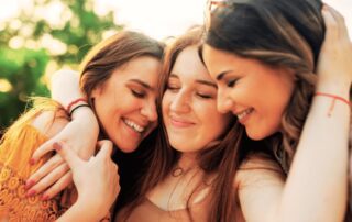 health benefits of social interaction, mental health, friends